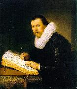 Rembrandt, Portrait of a scholar.